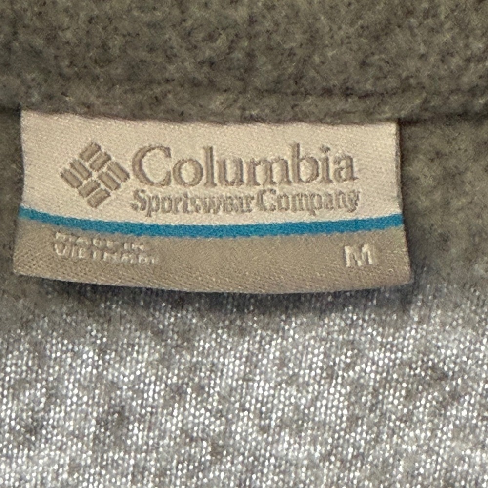 Columbia Womens Benton Springs Full Zip Fleece Jacket Gray Size Medium Neck - Picture 2 of 4